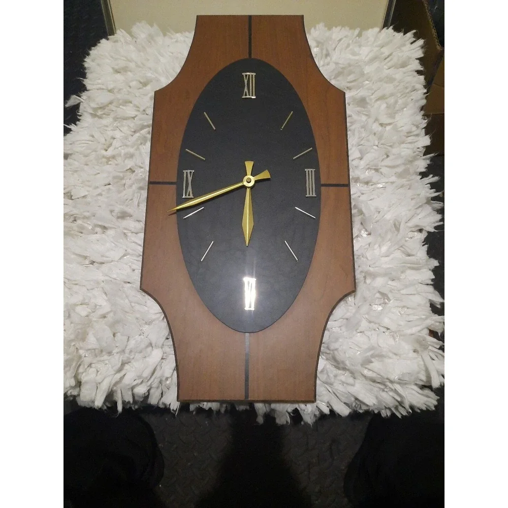 Mid-Century Wood Kienzle Wall Clock Made In Germany